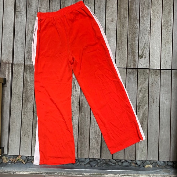 IVIVI Orange & Cream Tear-Away Relaxed Fit Pants - Picture 3 of 9